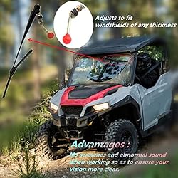 15.7 Inch Universal UTV Windshield Wiper Hand Front