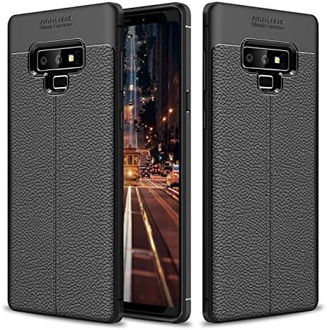 Galaxy Note 9 Case, Samsung Galaxy Note9 Case, cresawis Slim Fiber Anti-Scratch [Shock Absorption] Soft TPU Protective Cover for Samsung Galaxy Note9 -Black