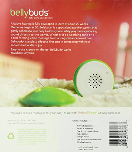 1 Bellybuds+Baby+Bump+System+Adhesives+Deluxe