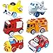 Joyin Toy 6 Pieces Friction Powered Die-Cast City Traffic Vehicles Toddler Car Toy
