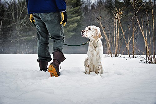 STABILicers Walk with Powder Strap, Snow and Ice Traction Cleats for Shoes and Boots, Made in USA, Blue, Size MD