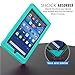 MoKo Case for Fire 7 2015 - [Honey Comb Series] Light Weight Shock Proof Soft Silicone Back Cover [Kids Friendly] for Amazon Fire Tablet (7 inch Display - 5th Gen, 2015 Release Only), Mint GREEN