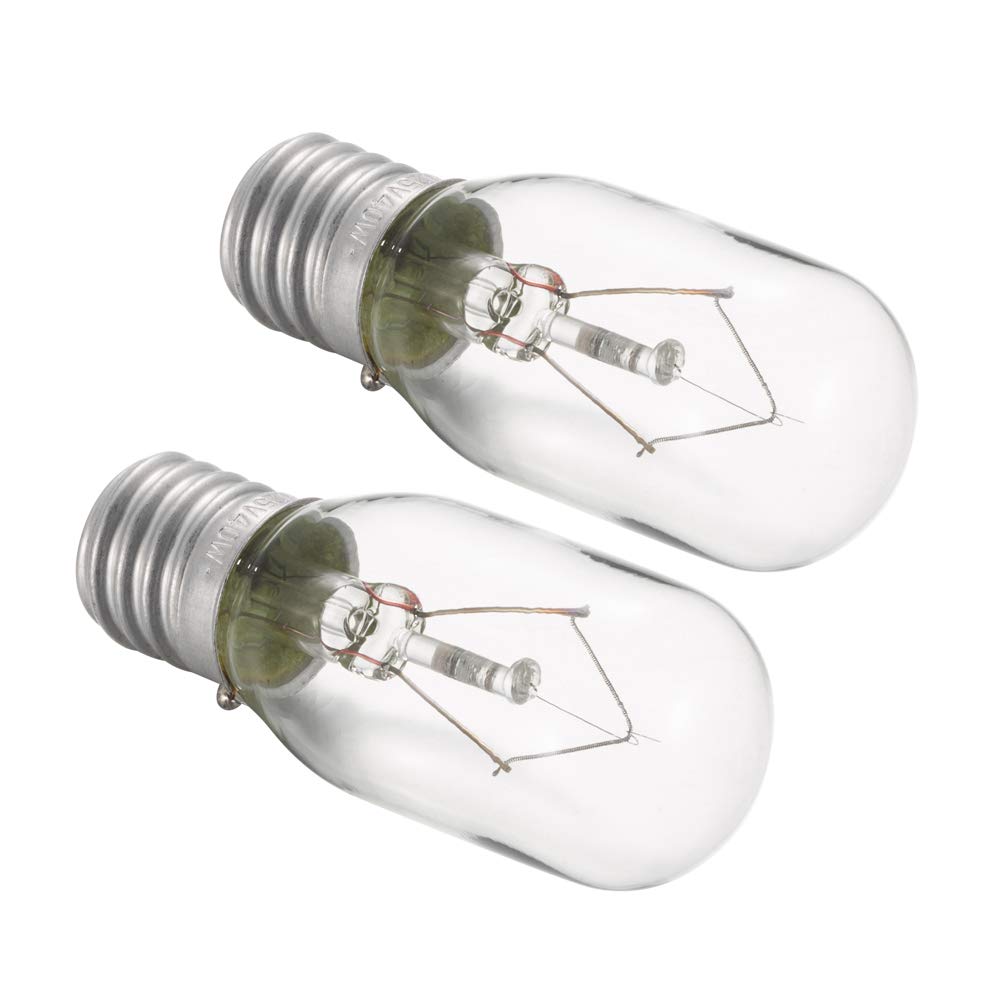 2pcs Microwave Bulb GE WB36X10003125V 40W Incandescent Lamp Bulbs for