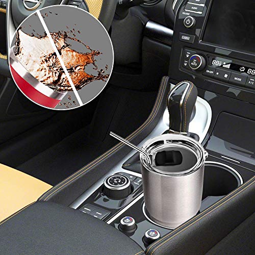 20oz Tumbler MagSlider Lids, Spill Proof Splash Resistant Lid with Slider Closure Replacement