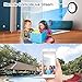 Wireless Hidden Camera Wall Clock,HD Spy Camera Nanny Cam, Rechargeable Battery Powered WiFi Spy Cam, Motion Detection Nanny Camera with Phone App for Home and Office