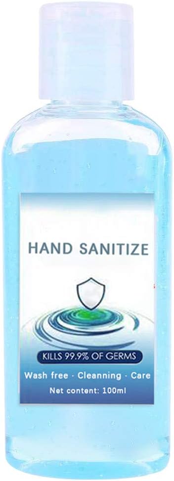 Moliiy Rinse-Free Hand Sanitizer Gel, Instant Refreshing Hand Soap Gel, Quickly Removal 99.99% of Harmful Allergen, for Home/Office/School (100ml)