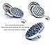6” Fixed Shower head -High Pressure Showerhead - Anti-clog Anti-leak - DISASSEMBLY CAPACITY - Powerful Shower Spray against Low water flow- Adjustable Metal Swivel Ball 2.5 GPM Chrome