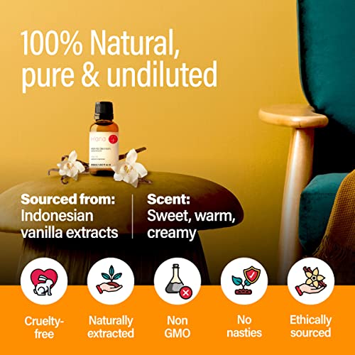 H’ana Pure Vanilla Essential Oil for Diffuser & Skin (1 fl oz) 100