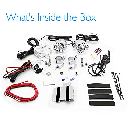 Pyle 300 Watt Weatherproof Motorcycle Speaker and Amplifier System w