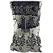 GU Angqi Faddish Women Peacock Flower Embroidered Lace Scarf Wrap Shawl Stole Pashmina