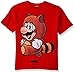 Nintendo Boys' Super Mario Tanooki Mario Yeah Graphic T-shirt
