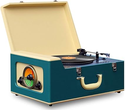 pyle vintage record player bluetooth