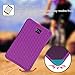 Fintie Silicone Case for Samsung Galaxy Tab A 10.1 (2016 NO S Pen Version), Honey Comb Series Light Weight Shock Proof Cover Anti Slip Kids Friendly for Tab A 10.1 Inch (SM-T580/T585/T587), Purple