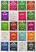 Pukka Tea Organic Variety Pack with 20 Flavors, 2 of Each (40 Count), Includes The Curated Pantry Gift Tag