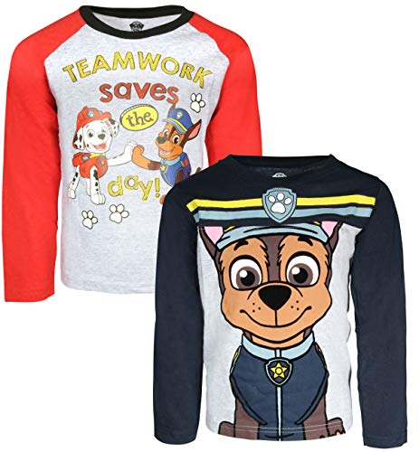 Nickelodeon Paw Patrol Boys Long Sleeve T-Shirt, Teamwork, Size 4T'