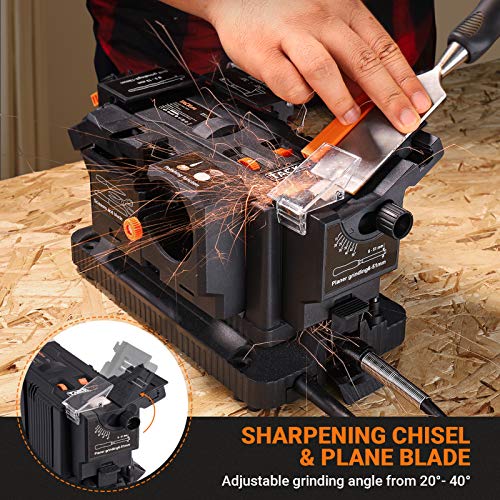 TACKLIFE Bench Grinder, Professional Power Tools, 200W/1.67A Sharpener