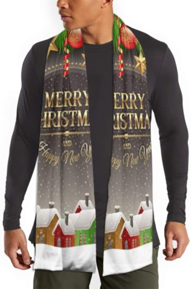 Men's And Women Winter Fashion Scarf Jc Christmas Holidays Decorations