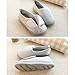 BUYITNOW Women Slippers Nonslip & Breathable House Shoes for Pregnant, Diabetic, Edema Grey