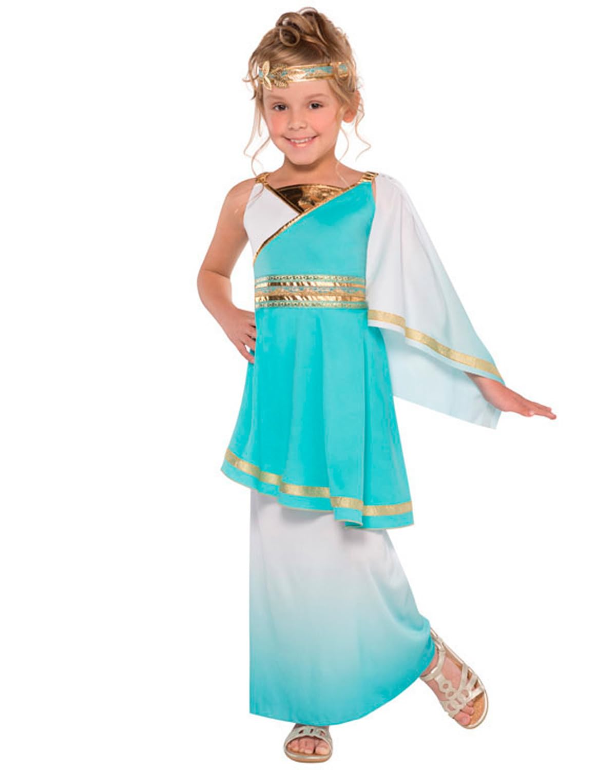 Child Girls Venus Goddess Costume (Age 8-10 Years) — image 1