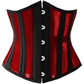 LARTIGUE Latex Waist Trainer for Women Underbust Sport Workout Corset Girdle Shapewear Hourglass Body Shaper
