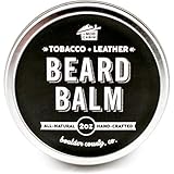 Tobacco & Leather Beard Balm - All Natural, Hand Crafted in USA