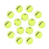 MUUNN 50pcs Tungsten Slotted Beads for Fly Tying,12
