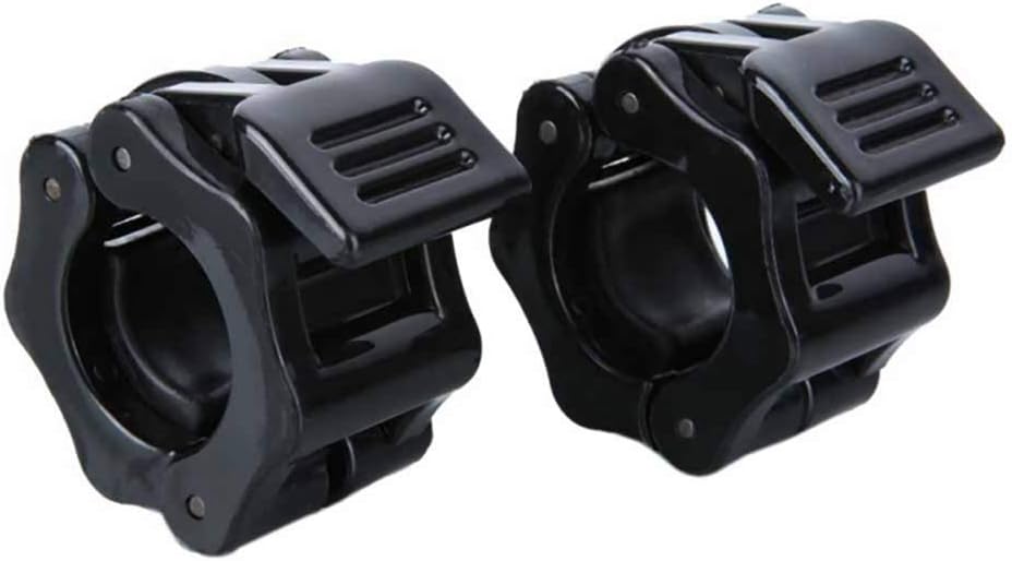 Forart 1 Inch Barbell Clamps Collars Olympic Barbell Collar Exercise