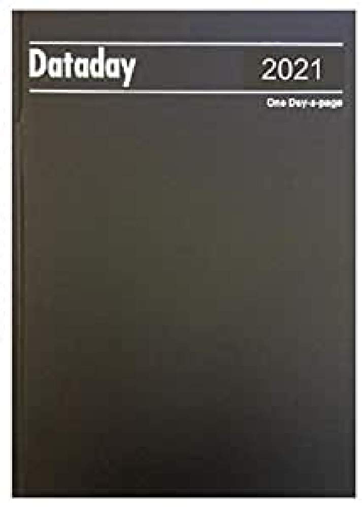 Dataday Black Day to a Page Diary Dataday Desk Diary Ref - A41