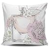 WEINIYA Sofa Decoration Pillowcases Perfume Bottle and Flowers Cushion Case Throw Pillow Covers European 26×26 Inch…