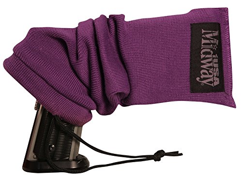 MidwayUSA Silicone-Treated Pistol Gun Sock Purple 13-1/2