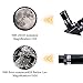 ToyerBee Telescope for Kids& Beginners, 70mm Aperture 300mm Astronomical Refractor Telescope, Tripod& Finder Scope- Portable Travel Telescope with Smartphone Adapter and Wireless Remote