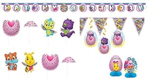 Amazon.com: Hatchimals Party Decorating Fun Pack - Happy Birthday ...
