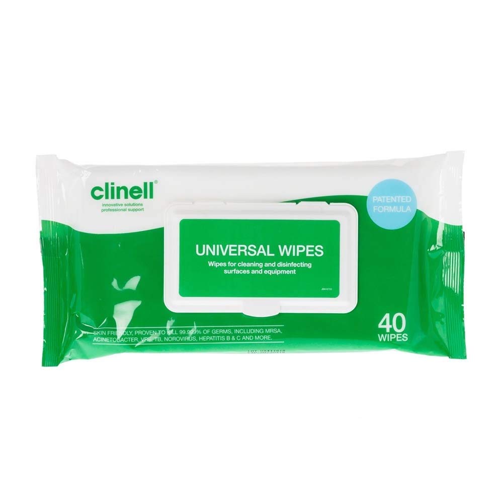 Clinell Universal Sanitising Wipes 40 Amazon.co.uk Business, Industry