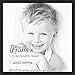 ArtToFrames 22x22 inch Satin Black Picture Frame, 2WOMFRBW26079-22x22