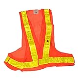 SE EP08L-O 16-LED Illuminated Safety Vest with Flashing Feature