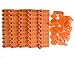 WGCD 100pcs Orange 1-100 Number Plastic Livestock Ear Tag Animal Tag and 1pcs Ear Tag Applicator for Goat Sheep Pig