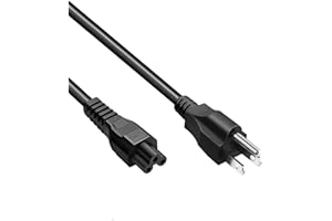 HulkGoo 10ft Power Cord Fast Charging Cable Compatible with Ninebot by Segway P65/P100S/G30P/G30/F60 Charger Adapter, MAX G2/G30 Charging Cable 3 Prong Mickey Mouse Power Cable US Standard AC Cable