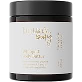 Buttah Skin by Dorion Renaud Whipped Body Butter 4oz - 100% All Natural & Organic (Hard in Jar) Pure Whipped Virgin Raw African Shea Butter - Moisturizer for Melanin Rich Skin - Black Owned Skincare