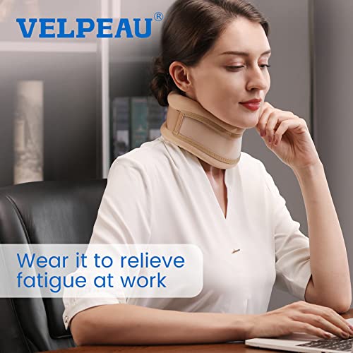 VELPEAU Neck Brace Foam Cervical Collar Soft Neck Support Relieves