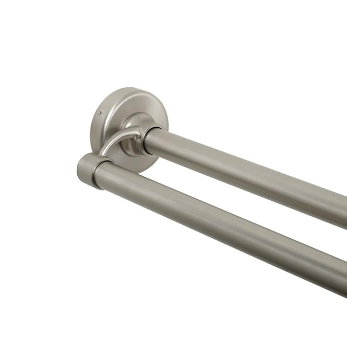 Zenith Products 36601BN01 Double Premium Shower Curtain Rod