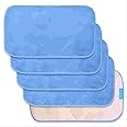 KEEPOW Microfiber Mop Cloth Refills Compatible with MR.SIGA Professional Microfiber Mop, Double Side use, Wet & Dry Mopping, Pack of 5