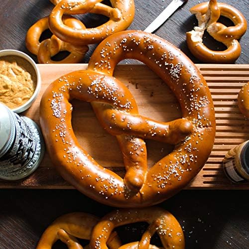 Milwaukee Pretzel Company Authentic Bavarian Style Gourmet Soft Pretzel, Fresh Baked and Shipped