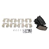 TRQ Rear Brake Pads Ceramic Compatible with