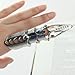 SODIAL(R) Silver Gothic Punk Rock Full Finger Armor Ring