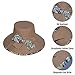 Women Wide Brim Sun Hat Summer Outdoor Foldable Beach Cap Khaki