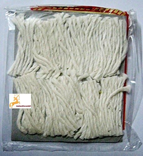 Oil Lamps & Accessories - IS4A Puja Cotton Wicks Religous Long Jyot Bati Akhand Oil Lamp Diya Diwali Lighting (Long)