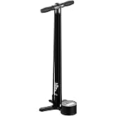 LEZYNE Alloy HV Digital Drive 3.5 Bicycle Floor Pump | High Volume Design, 3.5" Digital Gauge, 100 PSI Air Pump, Aluminum Construction, Extra Long Nylon Braided Hose