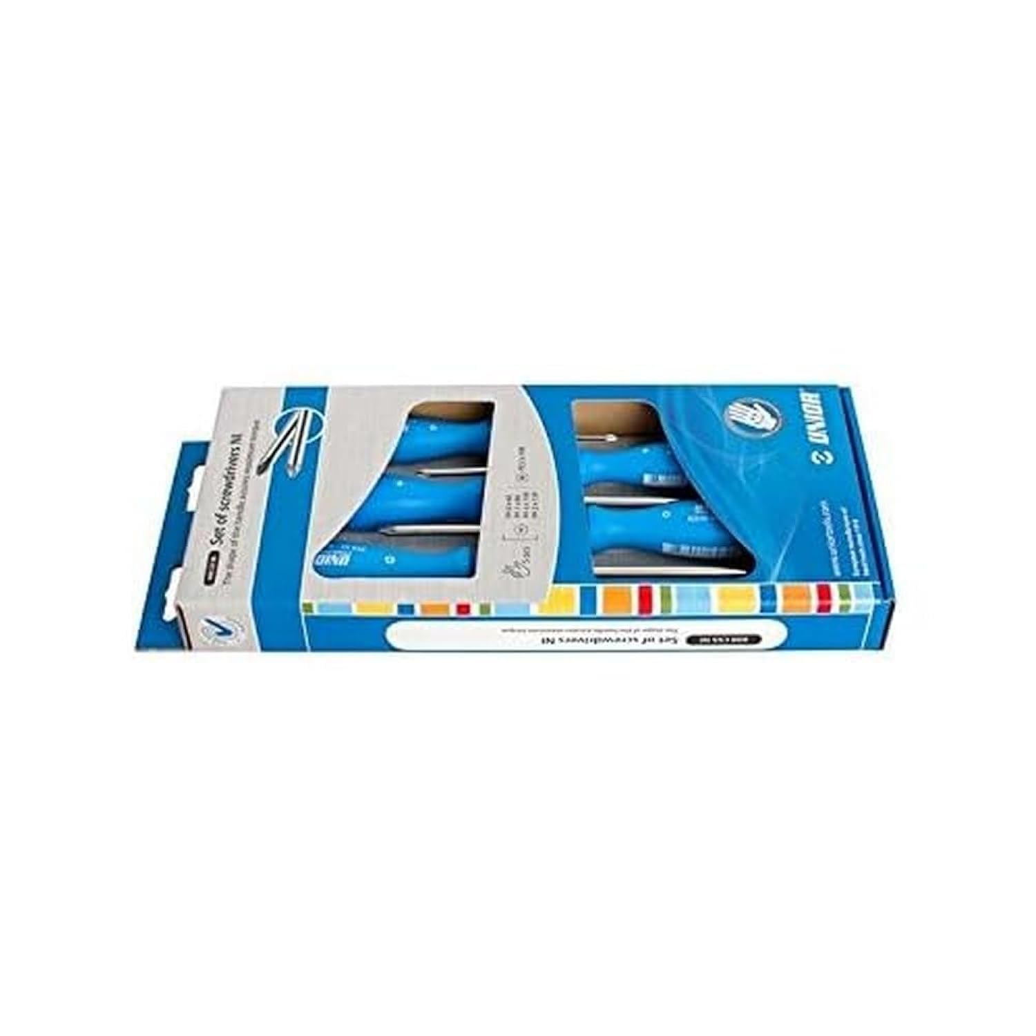 Unior 608CS5NI 617041 Screwdriver Set NI in Display Box Black