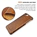 Pierre Cardin iPhone 8 Plus Leather Case / iPhone 7 Plus Case Protective Slim fit Snap On Hard Back Cover for iPhone 8 Plus / iPhone 7 Plus Brown