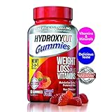 Hydroxycut Nutrition Gummies, Mixed Fruit, 90 Count